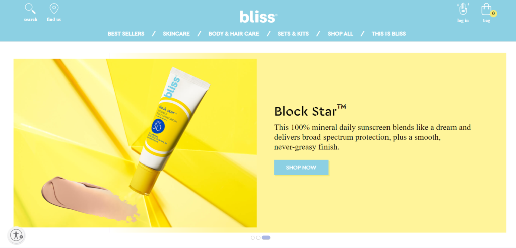 Bliss Homepage
