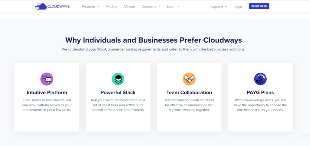 why woocommerce users choose cloudways