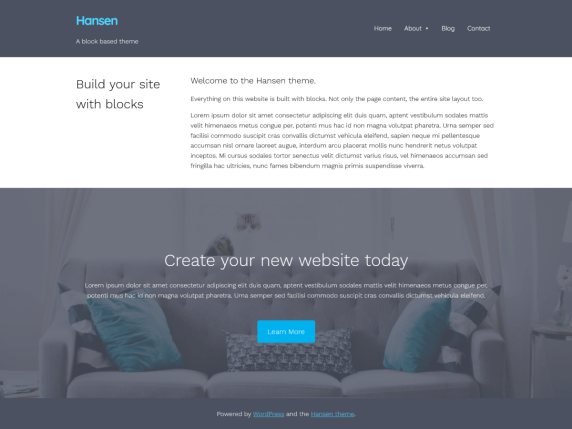 Hansen WordPress theme