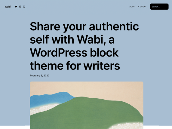 Wabi WordPress theme