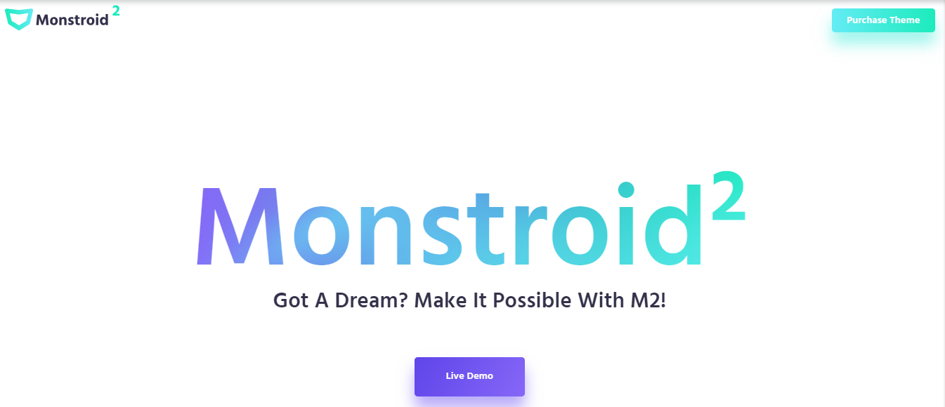 Monstroid startup theme