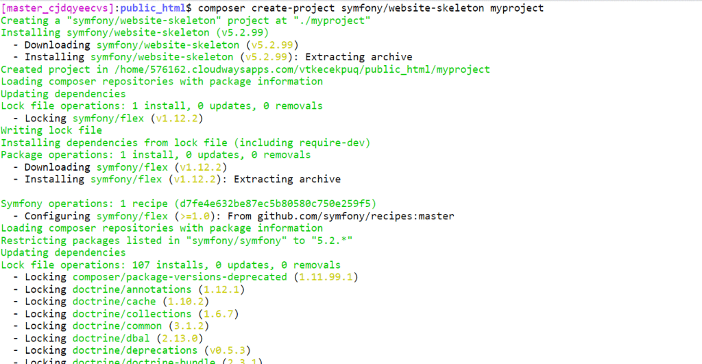 How to install Symfony PHP framework on Ubuntu 18.04?