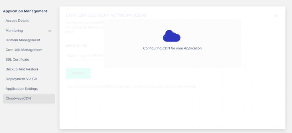 Cloudways CDN Configuration Process