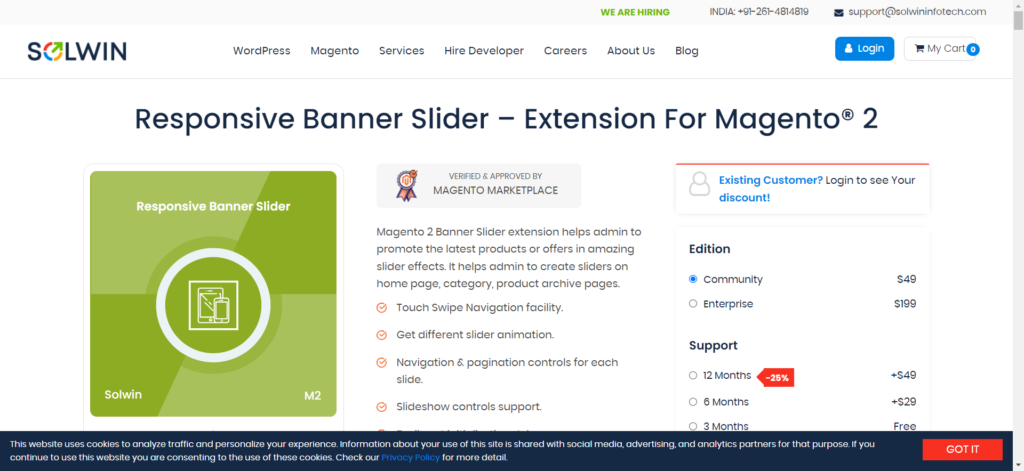 Responsive Banner Slider for Magento 2 by Solwin Infotech