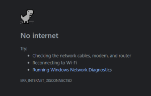How To Fix the ERR_INTERNET_DISCONNECTED Error