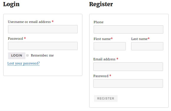  WooCommerce registration form