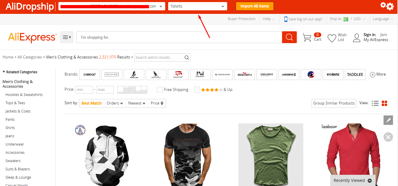 dropshipping business AliExpress store