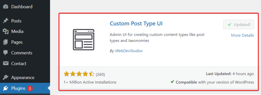 Custom Post Type UI’