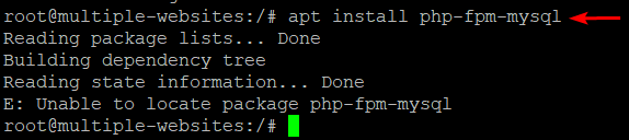  install PHP FPM and MySQL