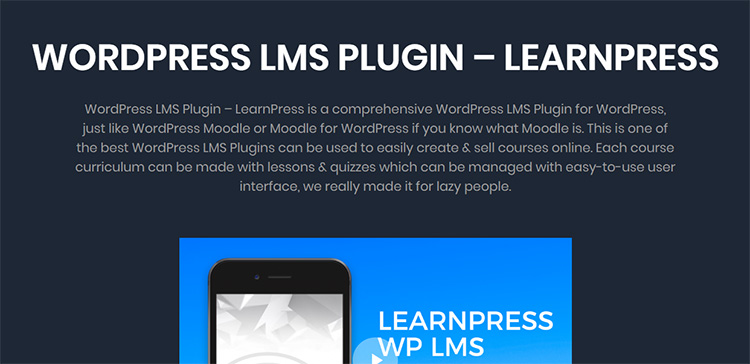 leanpress lms plugin
