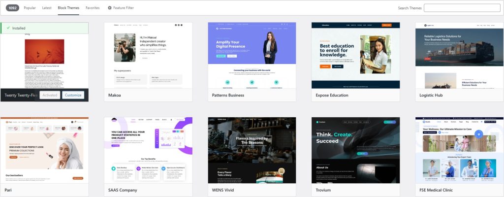 A New Era in Web Design: Exploring WordPress Block Themes