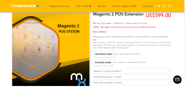 Magento 2 POS Extension by Magespacex