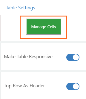manage cells