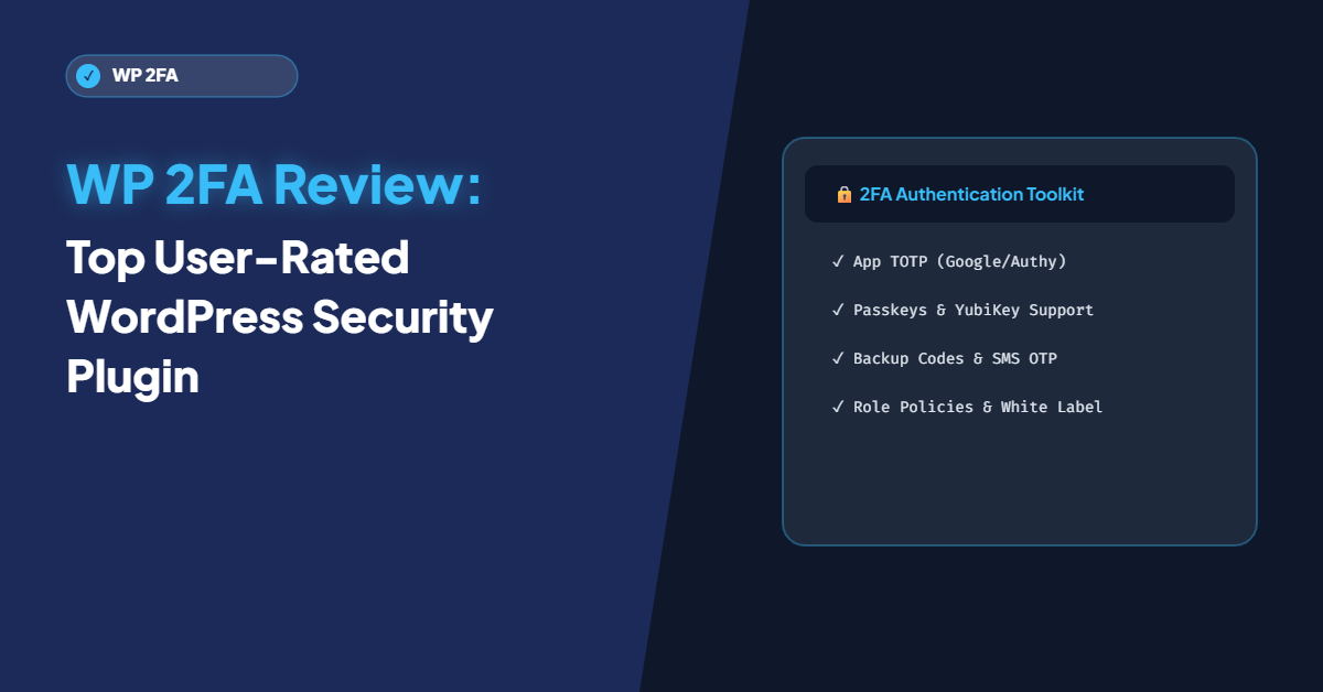 wp 2fa review