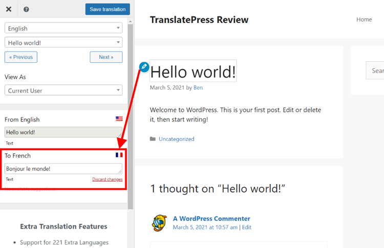 translating a blog post