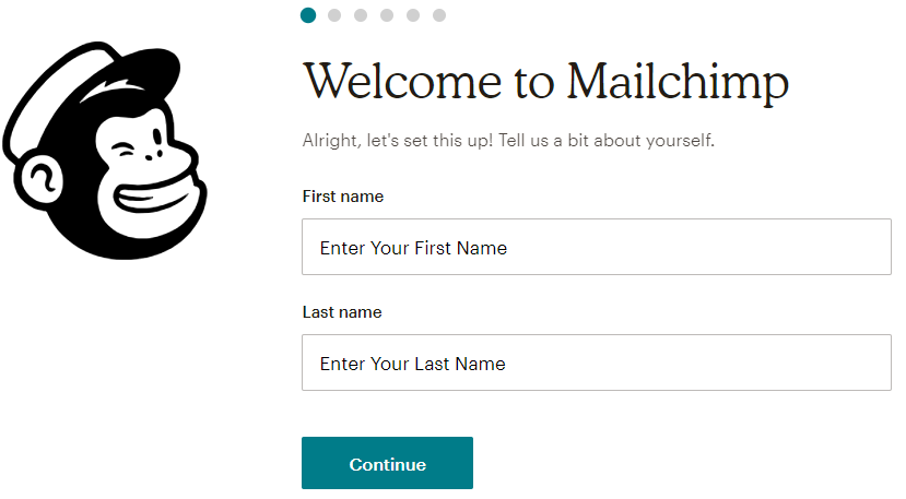 welcome to mailchimp