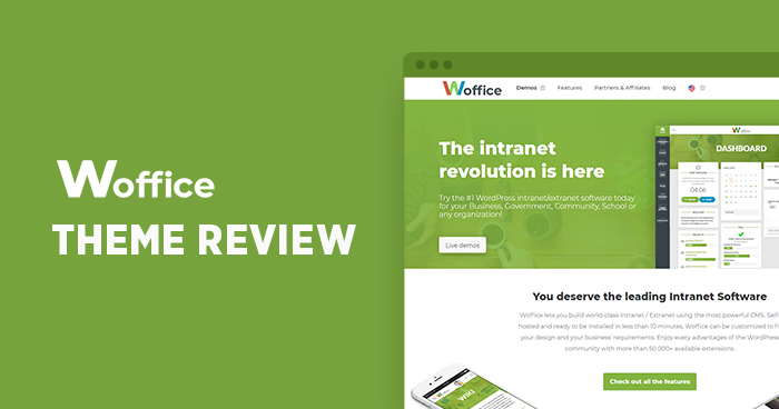 woffice WordPress theme review