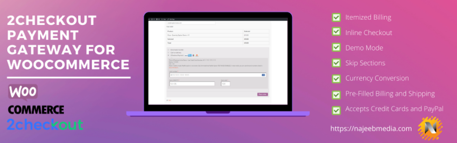 WooCommerce 2Checkout Banner