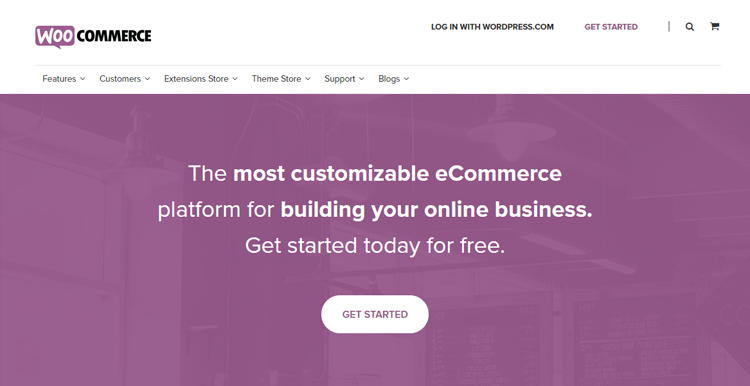 woocommerce homepage