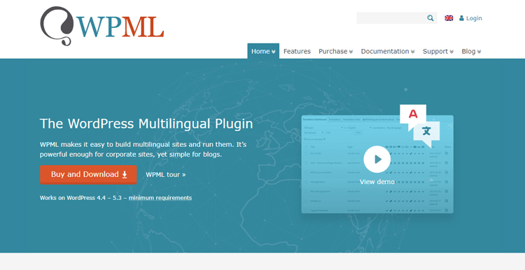 wpml multilingual WordPress plugin 
