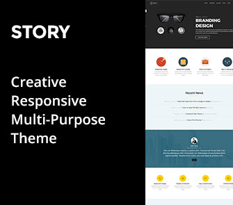 story WordPress entertainment theme
