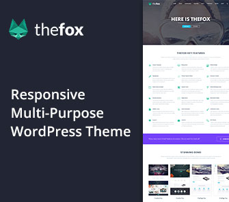 thefox wordpress theme for agency websites