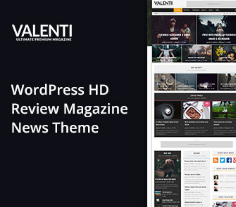 valenti WordPress theme for gadget blog