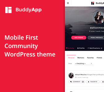 buddyapp wordpress theme
