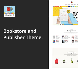 chapterone educational bookstore WordPress theme