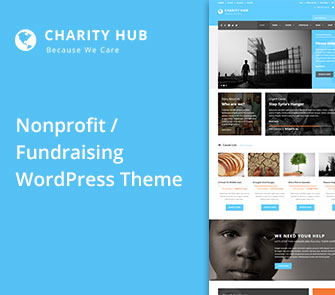 charity hub wordpress theme