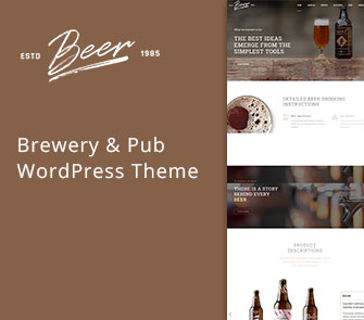 craft beer wordpress theme