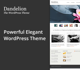 dandelion wordpress theme