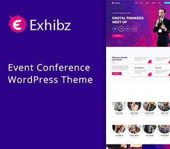 exhibz WordPress theme for entertainment festival