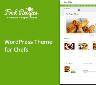 food recipes wordpress theme