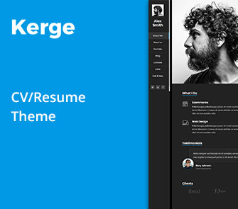 kerge wordpress theme
