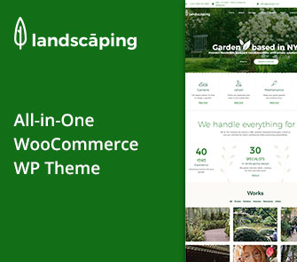 landscaping wordpress theme
