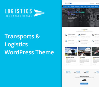 logistics wordpress theme