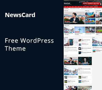 newscard wordpress theme