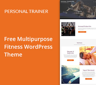 personal trainer wordpress theme