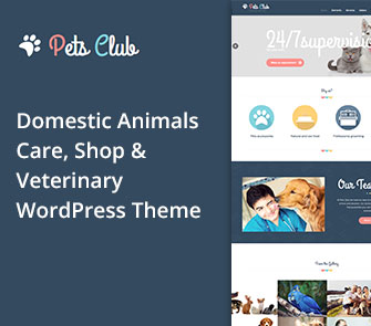 pets club wordpress theme