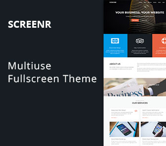 screenr creative film industry WordPress theme