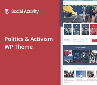 social activity wordpress theme