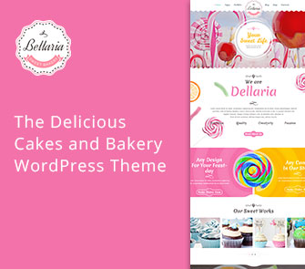 Bellaria Cakes and Bakery WordPress Theme