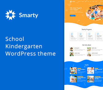 Smarty WordPress Theme for education websites