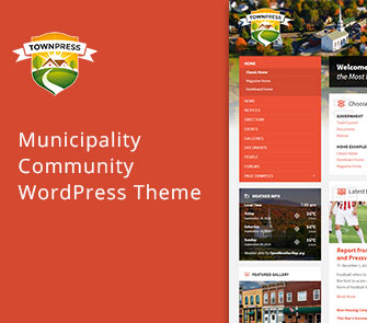 TownPress WordPress Theme for Community Websites