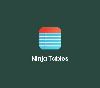 ninja table wordpress plugin