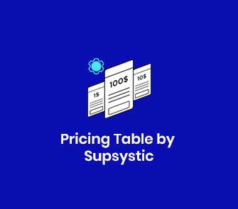 pricing table by supsystic wordpress plugin