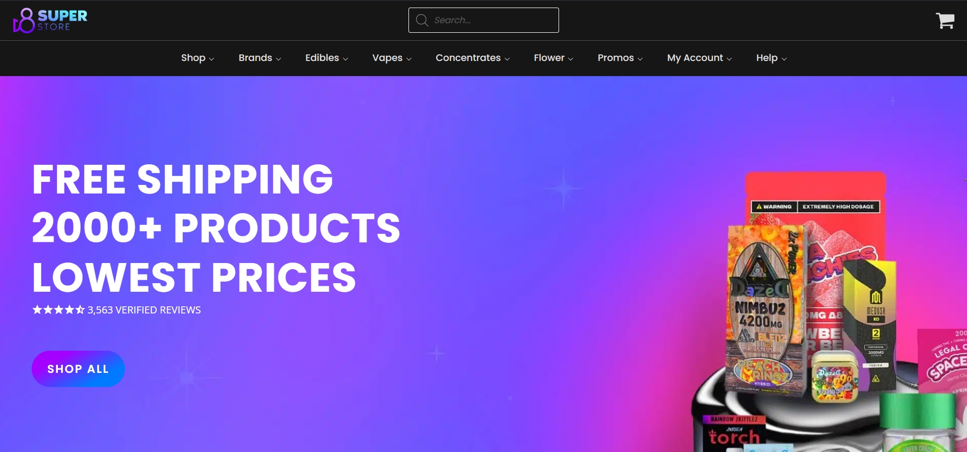 d8 super store homepage