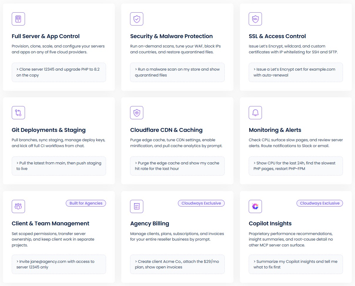 cloudways mcp features overview | Cloudways cloudways mcp features overview