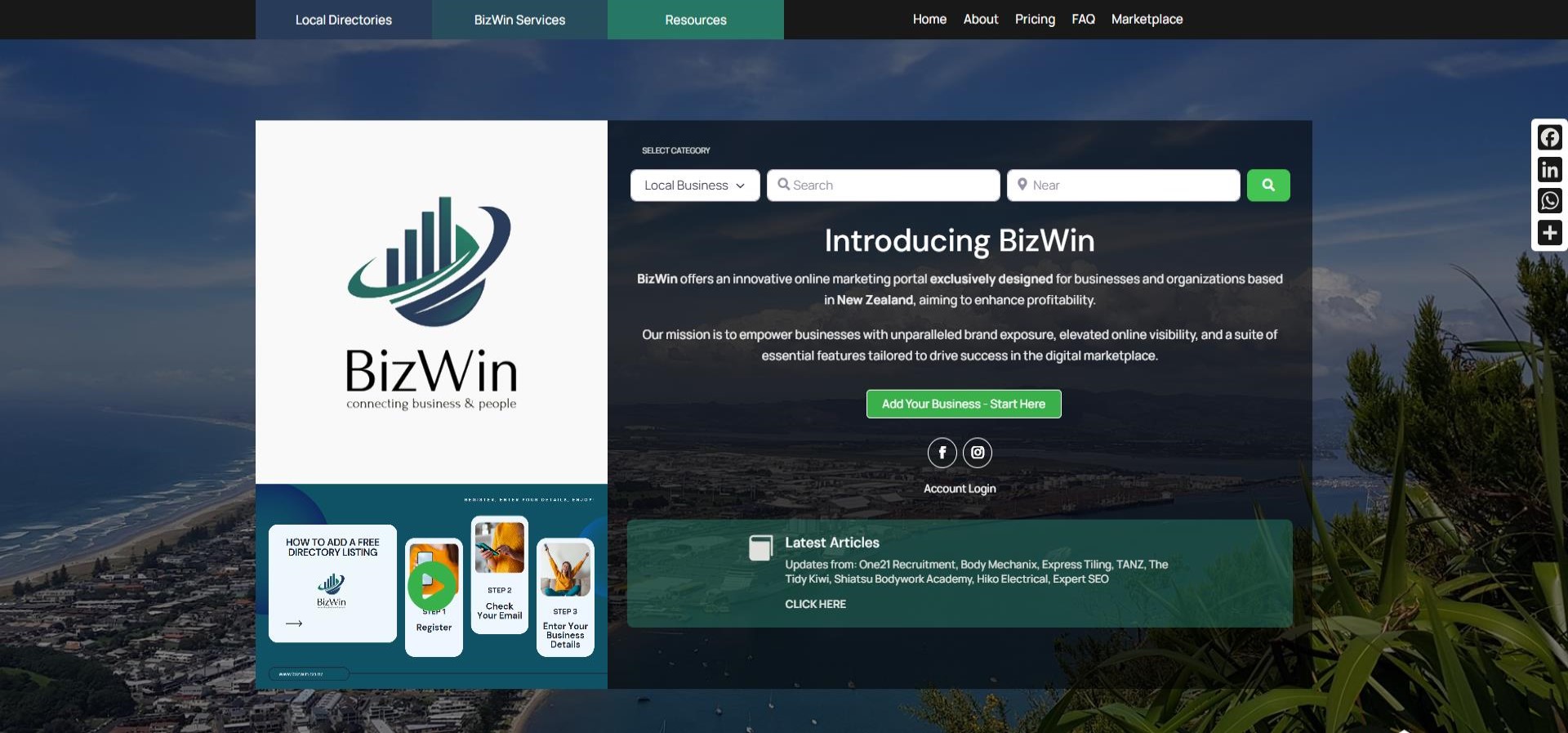 bizwin homepage